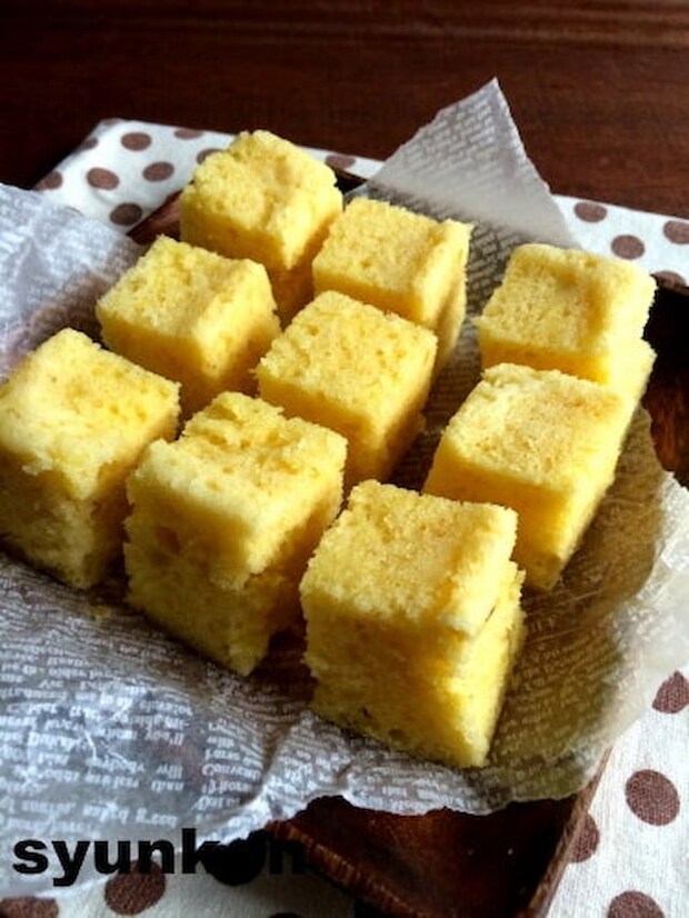 山本ゆりさんの「さつまいも蒸しケーキ」レシピ