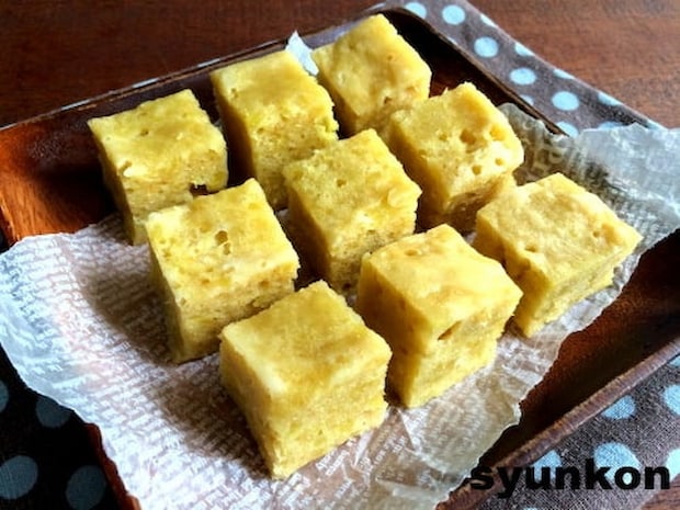 山本ゆりさんの「さつまいも蒸しケーキ」レシピ