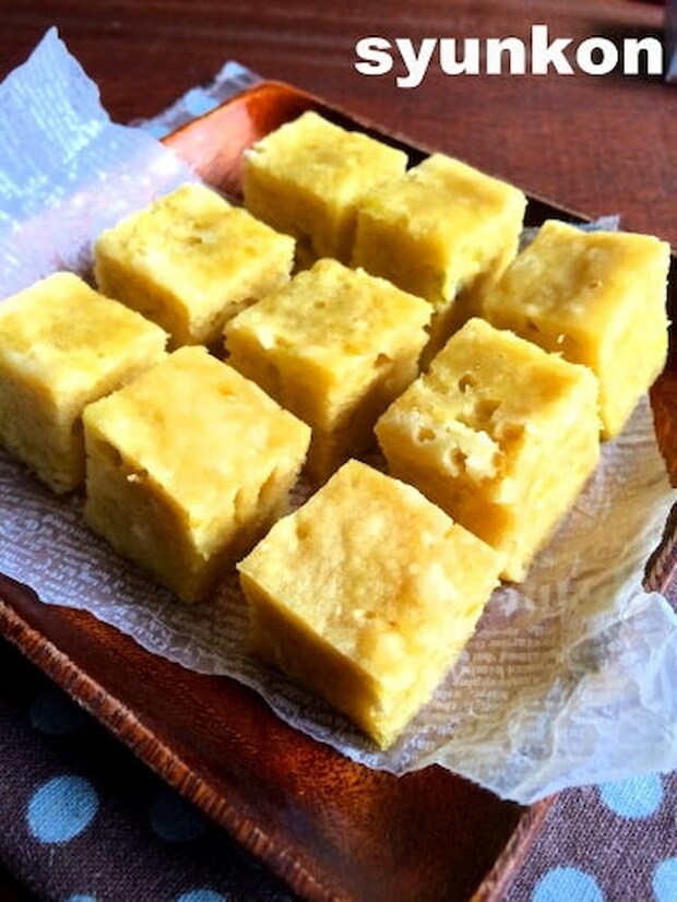 山本ゆりさんの「さつまいも蒸しケーキ」レシピ