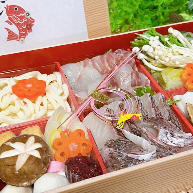 めで鯛幸せの鯛しゃぶセット(2~3人前)