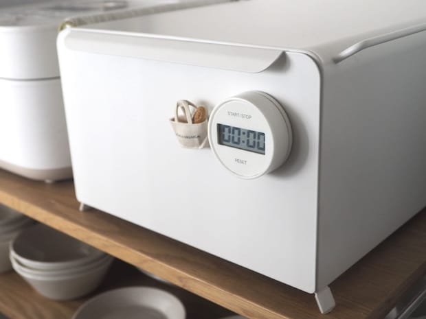 コンパクトに置ける ブレッドケース 収納ケース 幅34cm スタッキング 可能/パンケース 引き出し 食パンケース キッチン収納 キッチン 調味料ラック/Ordre