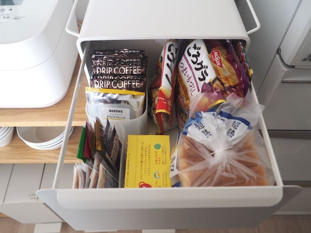 コンパクトに置ける ブレッドケース 収納ケース 幅34cm スタッキング 可能／パンケース 引き出し 食パンケース キッチン収納 キッチン 調味料ラック／Ordre