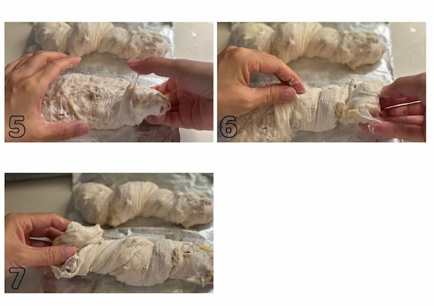 ドデカパン、くるみパン、チーズパン、成形