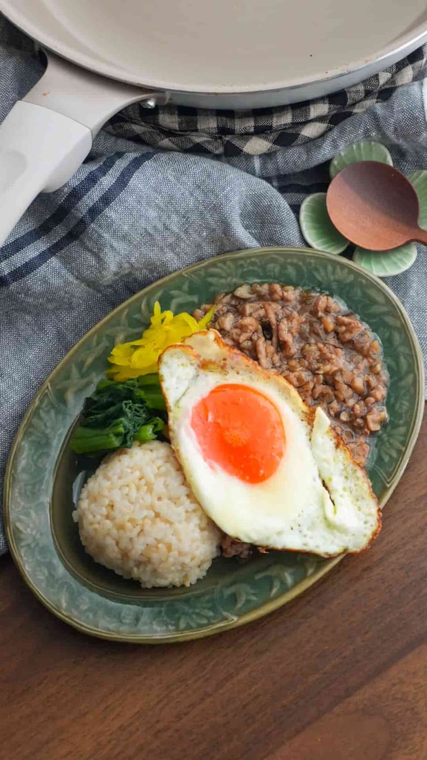 ひき肉ルーロー飯