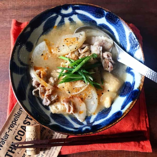 山本ゆりさん 大根と豚バラのコクうまスープ