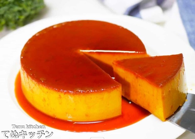 てぬキッチンさん フライパンビッグかぼちゃプリン
