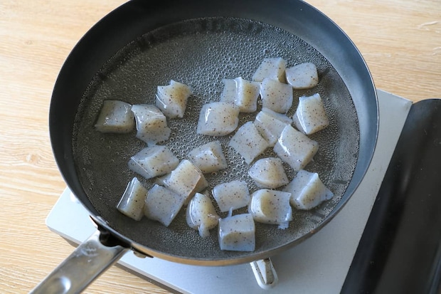なすとこんにゃくの甘辛煮