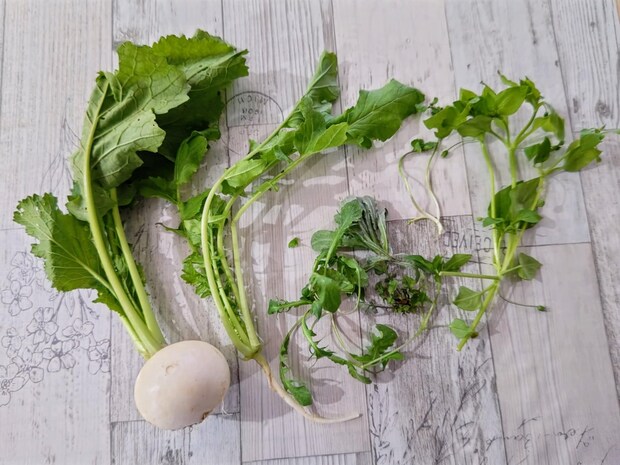 「七草粥」レシピ