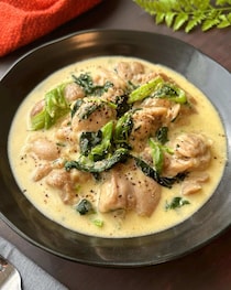 濃厚でクリーミー♪寒い日に食べたい「鶏肉のクリーム煮」