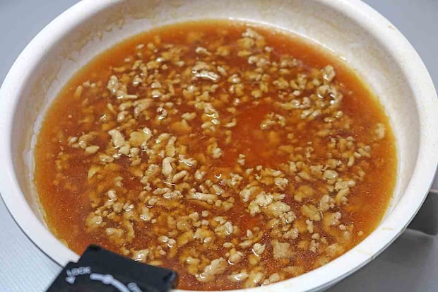 餅の鶏そぼろあん9