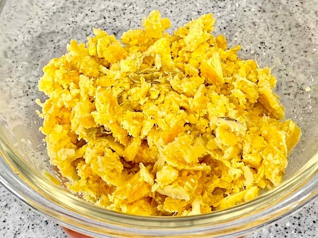 ほうれん草とベーコンのさつまいもサラダ