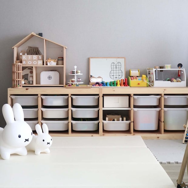 出し入れ簡単でお子さんも安心!「おもちゃ収納」アイデア