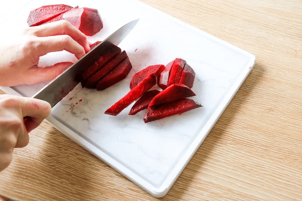 フライドビーツ クリームチーズ添え