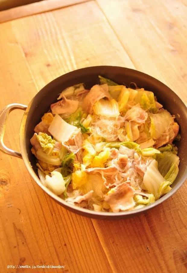 春雨入り白菜と豚の重ね煮