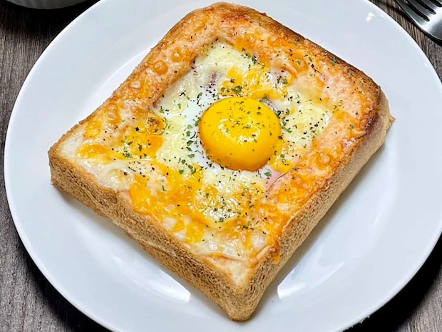 明太ハムエッグチーズトースト