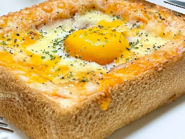 明太ハムエッグチーズトースト