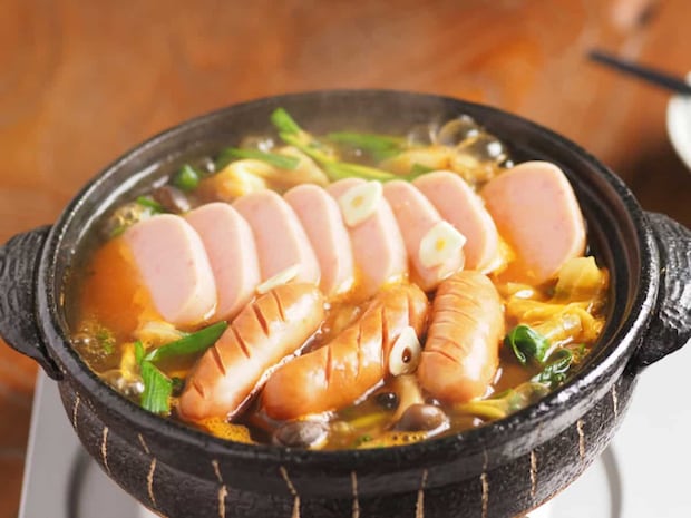 筋肉料理人さん 韓国風ピリ辛鍋