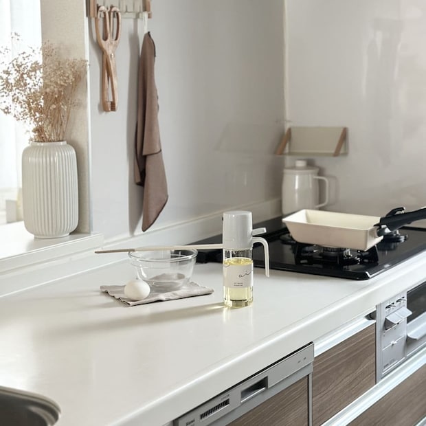 【アンジェ別注】油の量を抑える オイルスプレー オイルボトル 耐熱ガラス 250ml