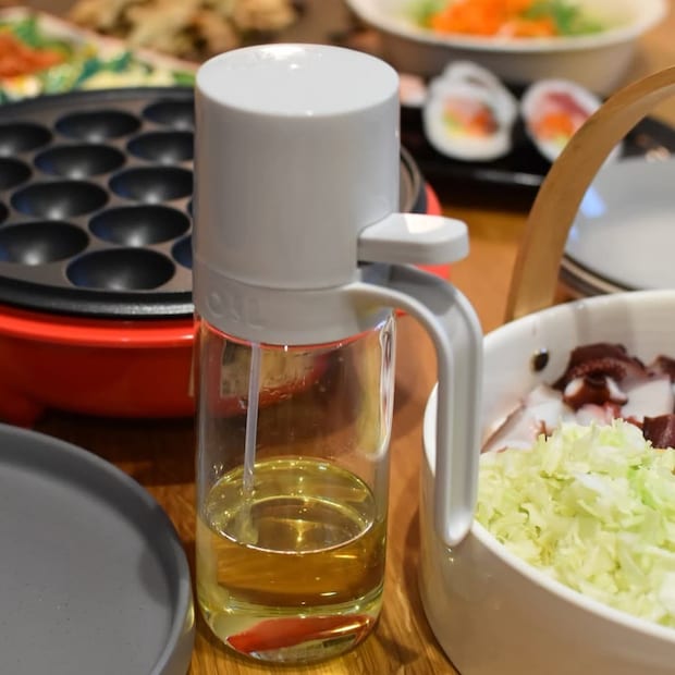 【アンジェ別注】油の量を抑える オイルスプレー オイルボトル 耐熱ガラス 250ml