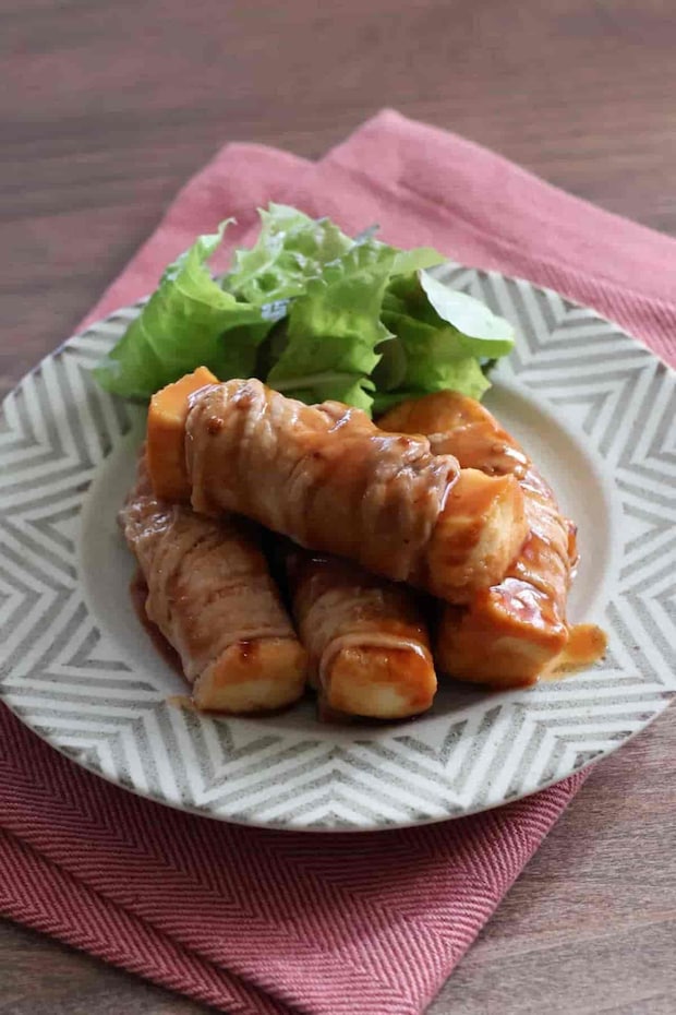 武田真由美さん 厚揚げの肉巻き