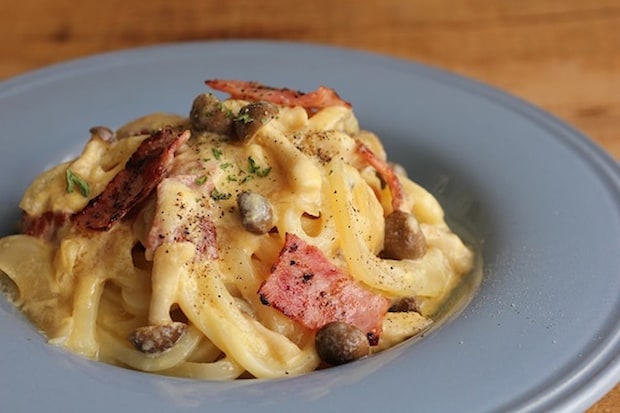 こっくりおいしい♪「豆乳」を使った“クリーミーうどん”