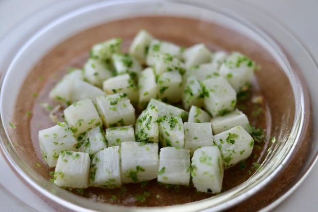 冷凍できる「山芋のり塩焼き」