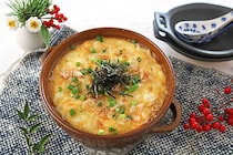 ふわとろ食感がやみつき！長芋×豆腐の「とろ玉チーズ焼き」