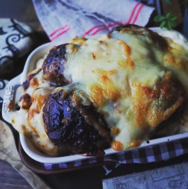 しゃなママさん ハンバーグポテトグラタン