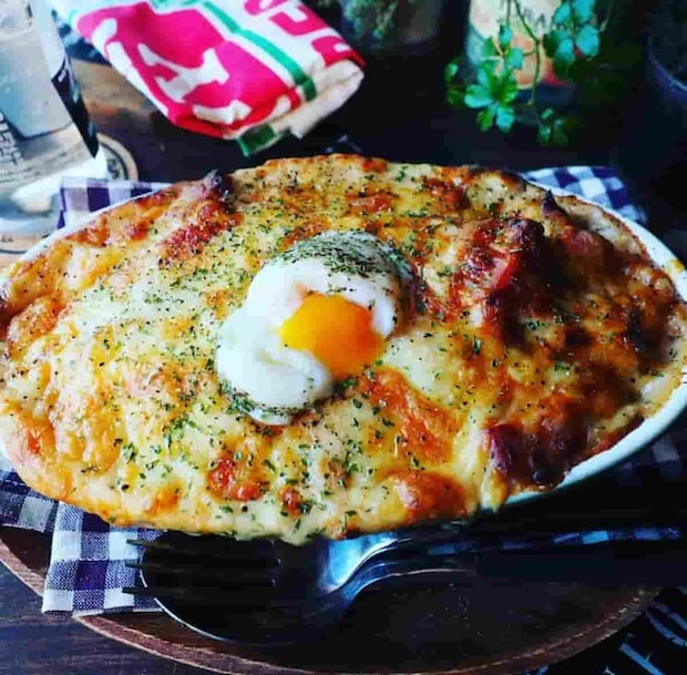 しゃなママさん カルボナーラ風ポテトグラタン