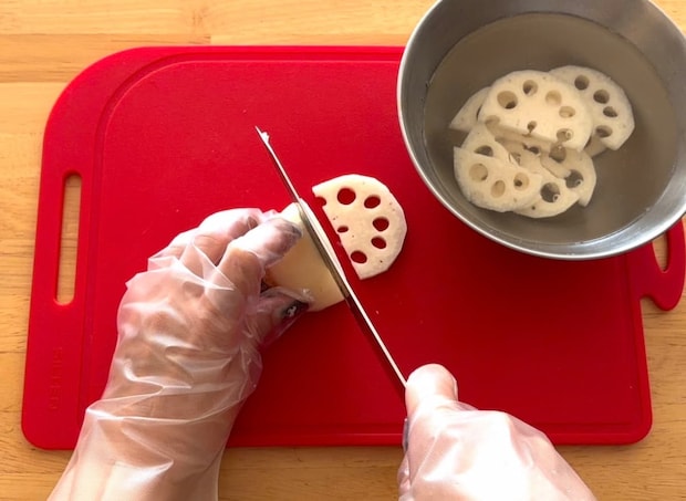 れんこん挟み揚げ