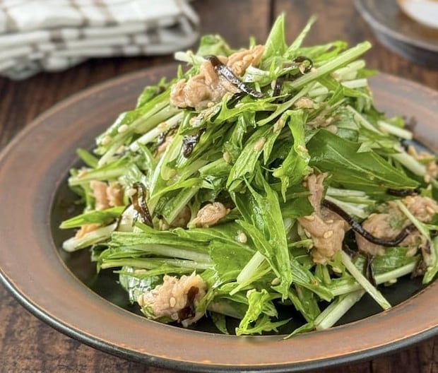 “あと一品”にも！抱えて食べたい「水菜×ツナ」のおかず