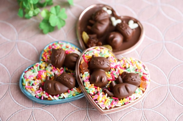 100均活用でここまでかわいく！溶かすだけの「立体ショコラトレー」