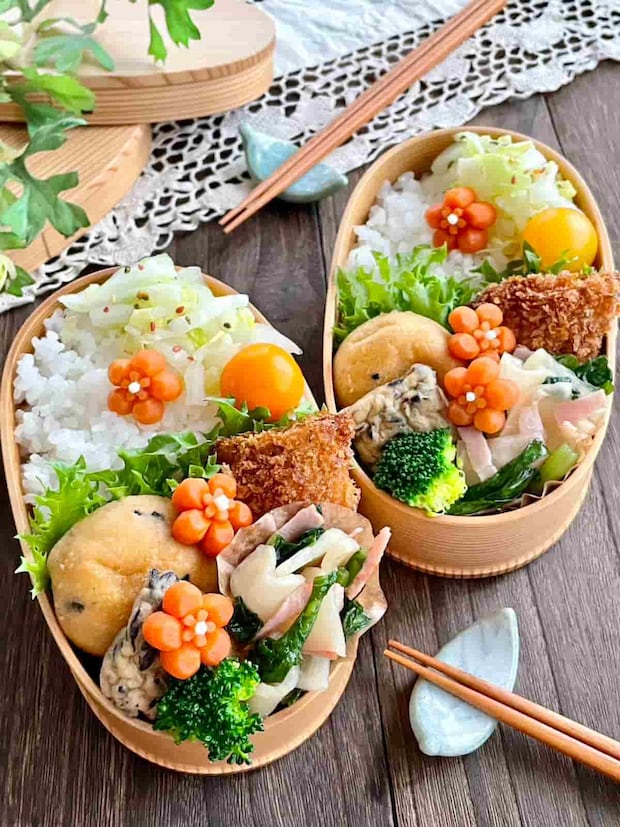 かぶとベーコンのドレッシング和え