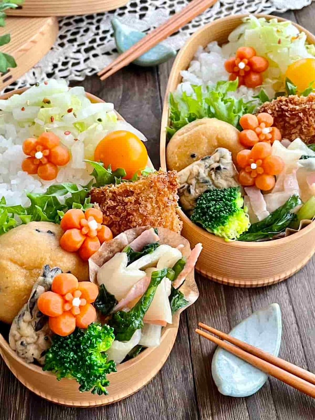 かぶとベーコンのドレッシング和え