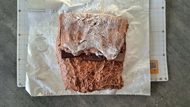 チョコちぎり三つ折り