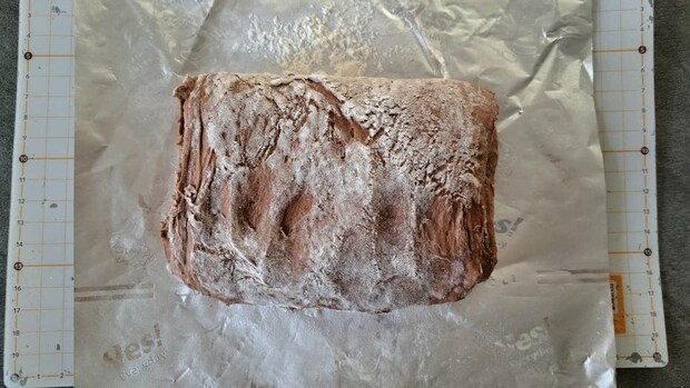 チョコちぎり三つ折り後