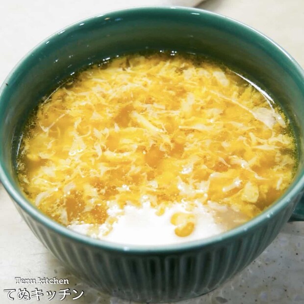 てぬキッチンさん ふわとろ卵の中華スープ