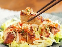 油で揚げないのに満足感◎ 鶏むね肉で作る「ヘルシー油淋鶏」