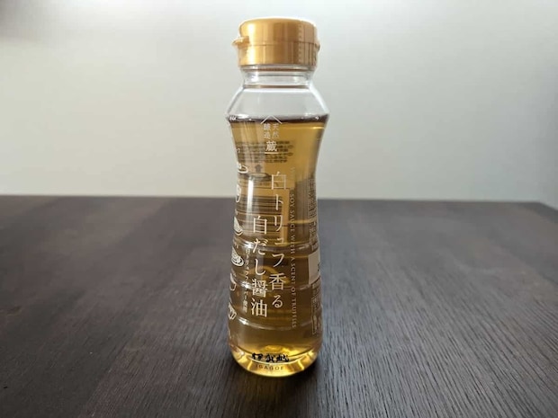 ダイソー 白トリュフ香る白だし醤油