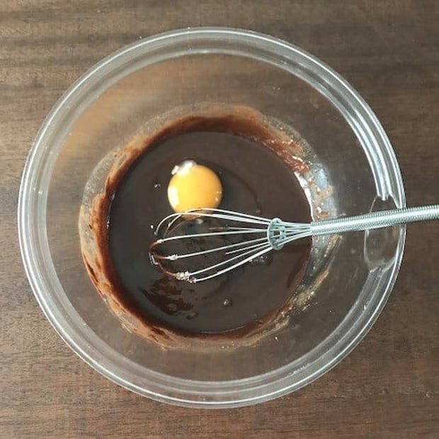 「しっとり半熟ショコラケーキ」レシピ