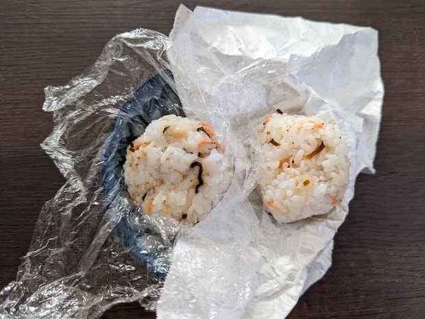 セリア おむすびホイルシート　使用例