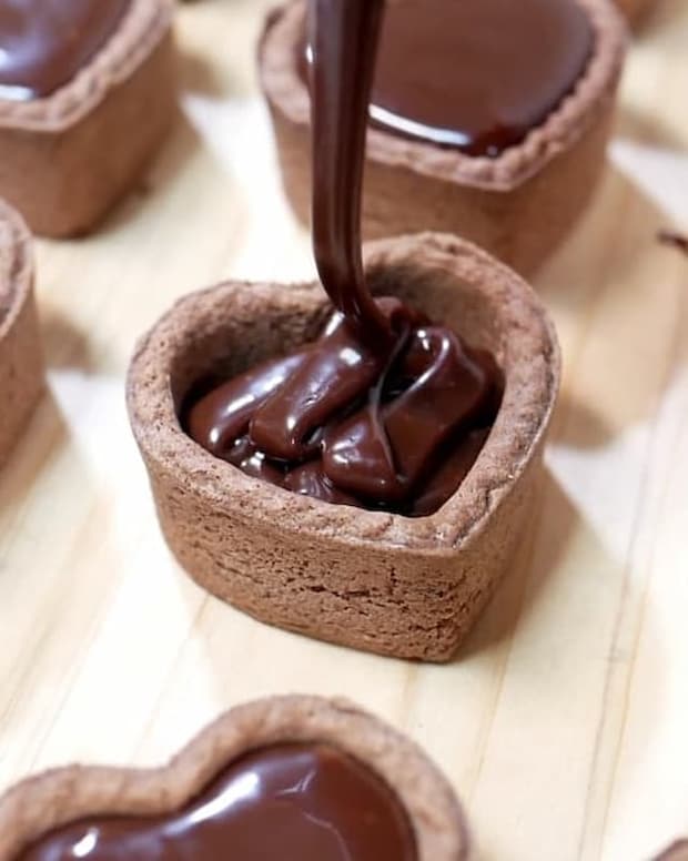 ハートの生チョコタルト