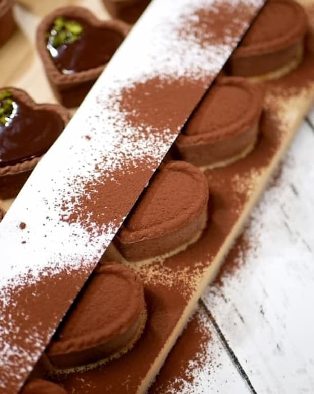 ハートの生チョコタルト