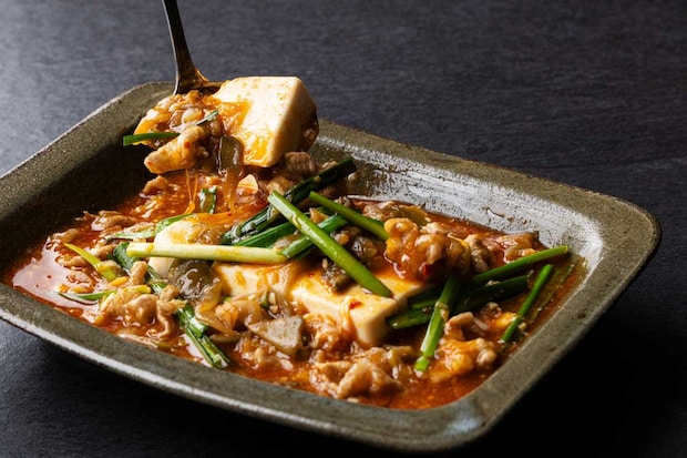 ゆで豚の麻婆豆腐