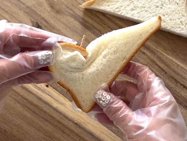 ハートのクロックムッシュ