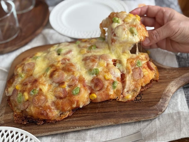 ちぎりピザパン