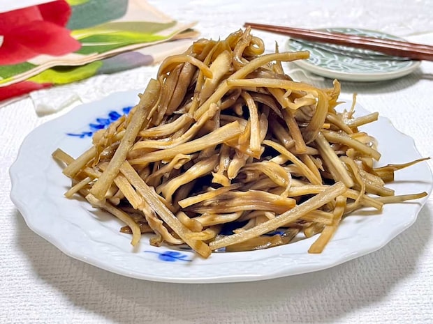 舞茸とごぼうのきんぴら