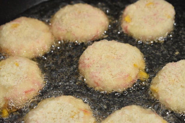 はんぺんで海老カツ風