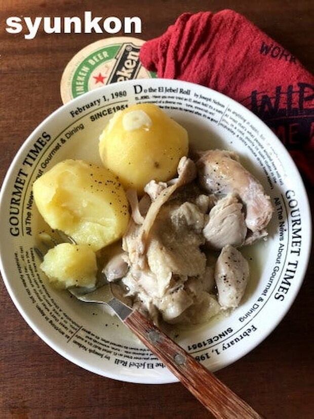 入れて炊くだけ!ホロホロほくほく「鶏とじゃがいものスープ煮」【炊飯器レシピ】