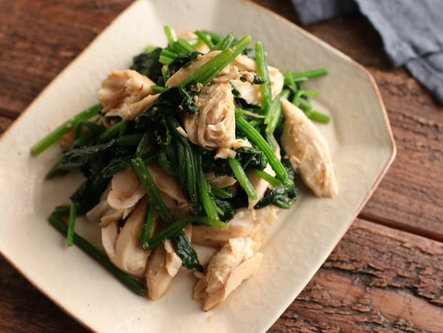 いくらでも食べたい!「ほうれん草×ごま油」にやみつき必至♪